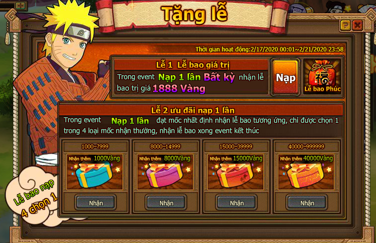 Đua Top Nạp Liên Server nhận trang bị Chiến Thần Đua Top Nạp Liên Server nhận trang bị Chiến Thần