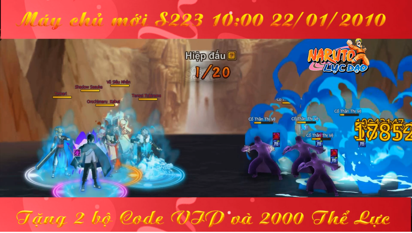 MỞ SERVER CỤM TẾT S223 - 10:00 22/01 MỞ SERVER CỤM TẾT S223 - 10:00 22/01