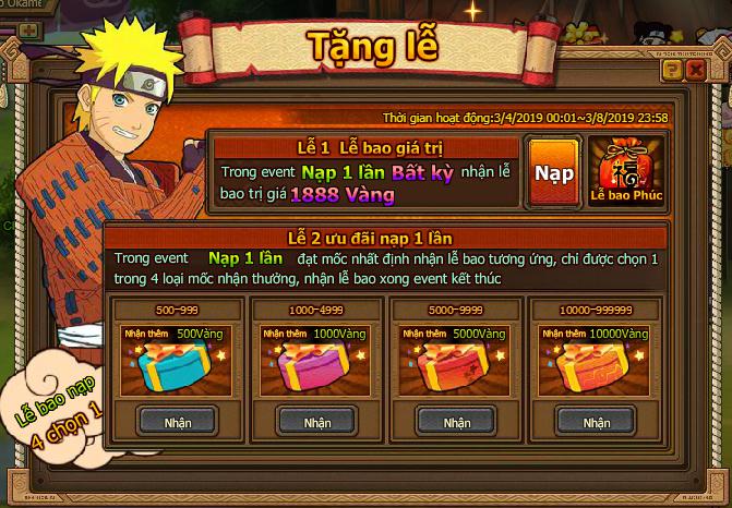 Quỹ Ninja Trở Lại Nuôi Ninja Nhận Trả Lễ Cực Hot Quỹ Ninja Trở Lại Nuôi Ninja Nhận Trả Lễ Cực Hot