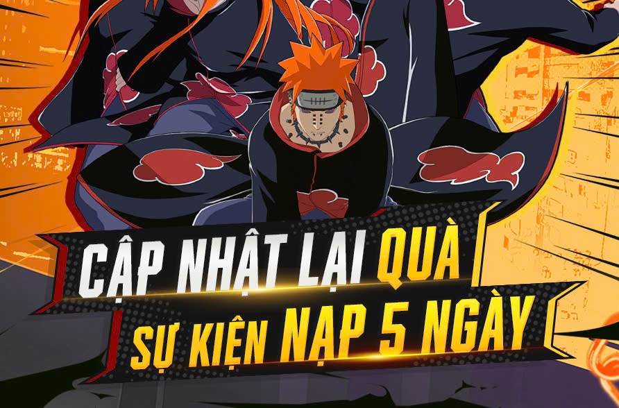 Cập nhật quà sự kiện nạp 5 ngày